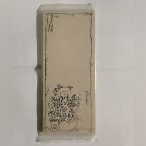 Vintage Snowman Magnetic Notepad